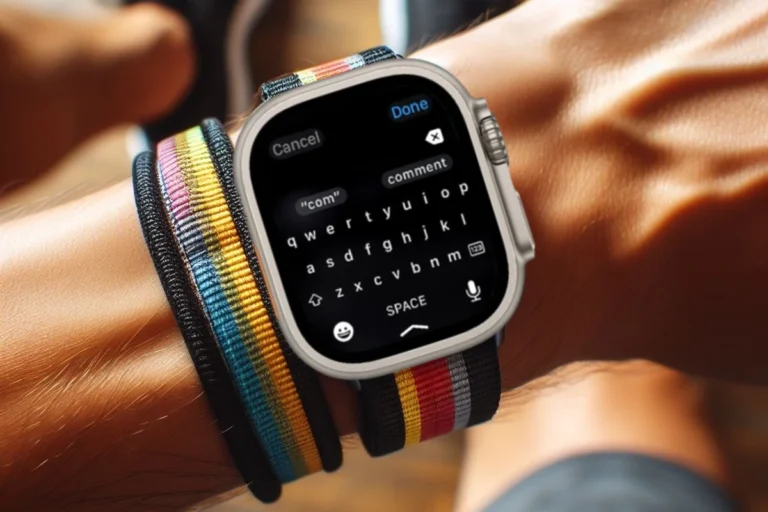 Como usar o teclado no Apple Watch?