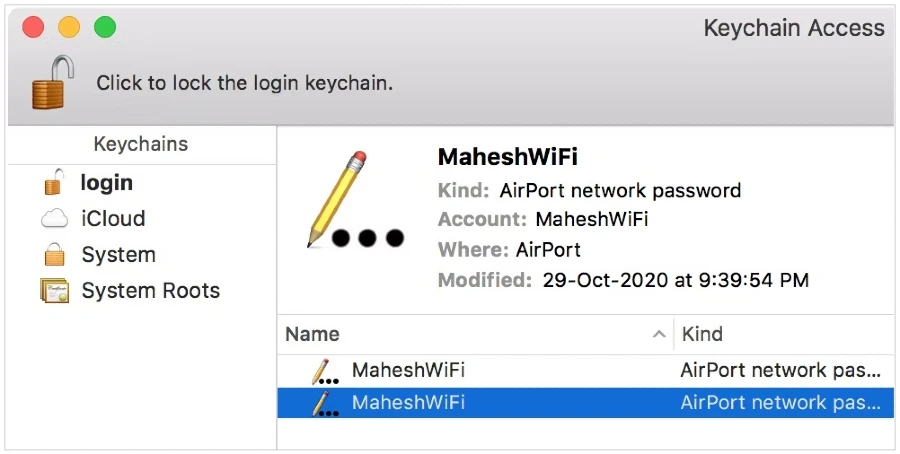 Como descobrir a senha do Wi-Fi do Mac através das configurações?