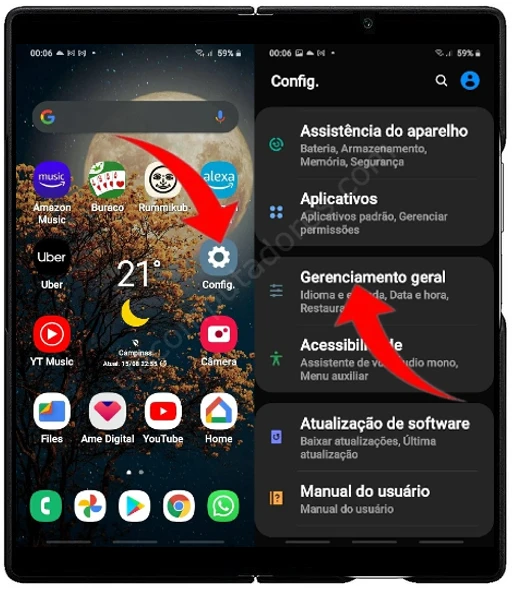 Como formatar o Samsung Galaxy Z Fold 6 pelas configurações?