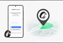 Como encontrar o Galaxy Ring com o Samsung Find