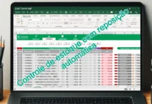 Como criar planilha de controle de estoque com reposição automática