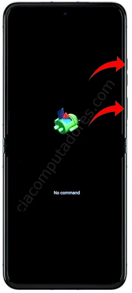 Como formatar Motorola razr 50 pelo modo de recuperação?
