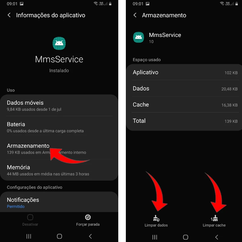 Passos para resolver o erro “Falha ao baixar o anexo da mensagem multimídia. Tente novamente mais tarde.”