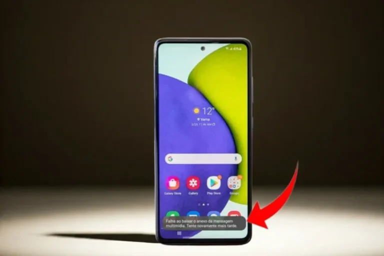 Falha ao baixar o anexo da mensagem multimídia: como resolver este erro?