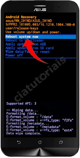 Como formatar Asus Zenfone Go Live pelo modo de recuperação?