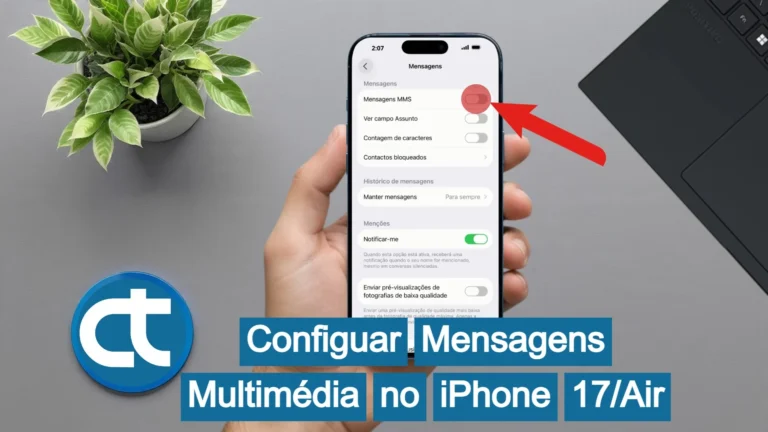 Como configurar "Mensagens MMS" no iPhone 17