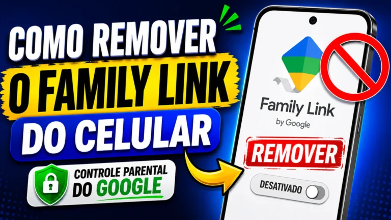 Como remover o Family Link do celular (Controle Parental do Google)