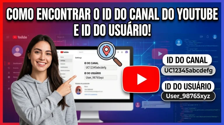 Como encontrar o ID do canal do YouTube e ID do usuário