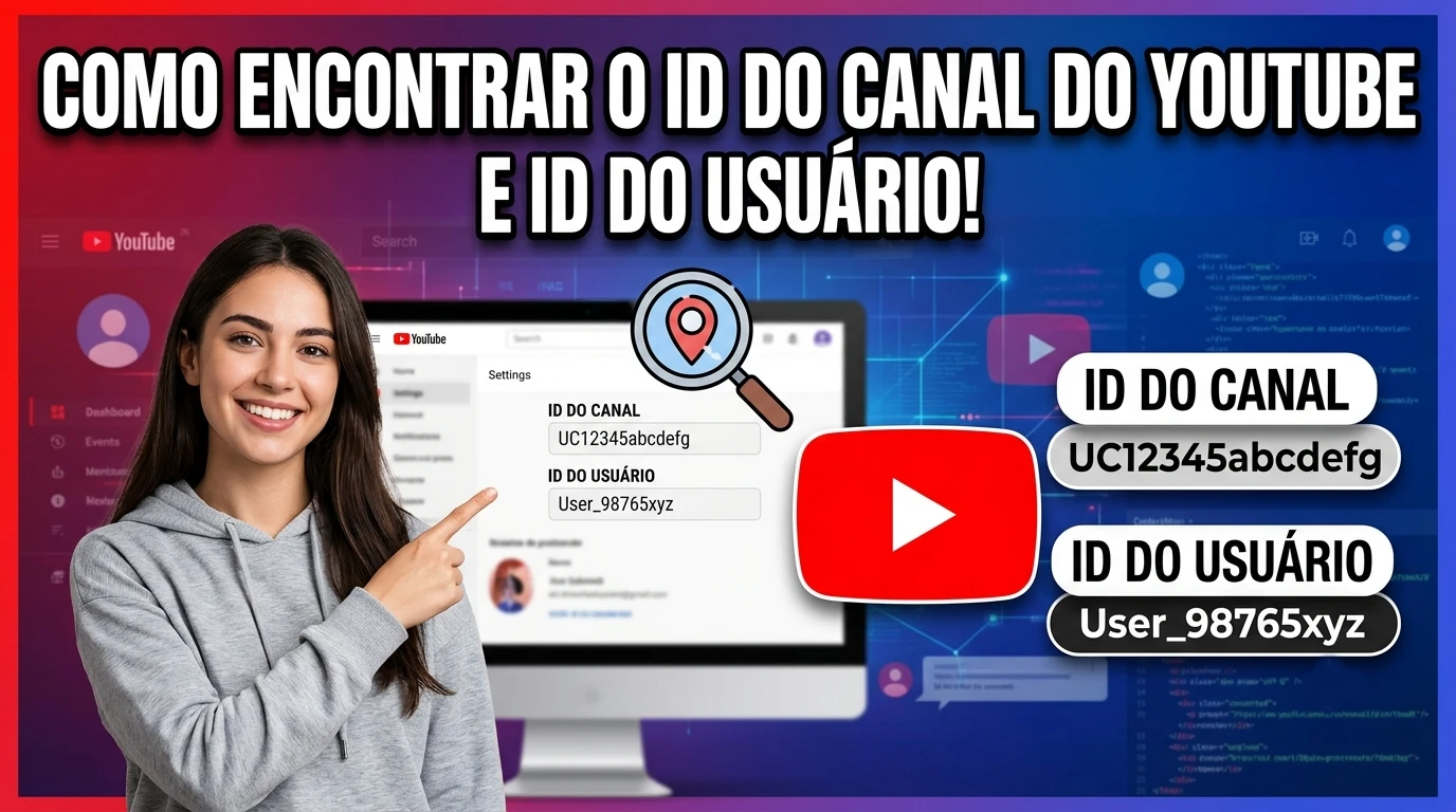 Como encontrar o ID do canal do YouTube e ID do usuário
