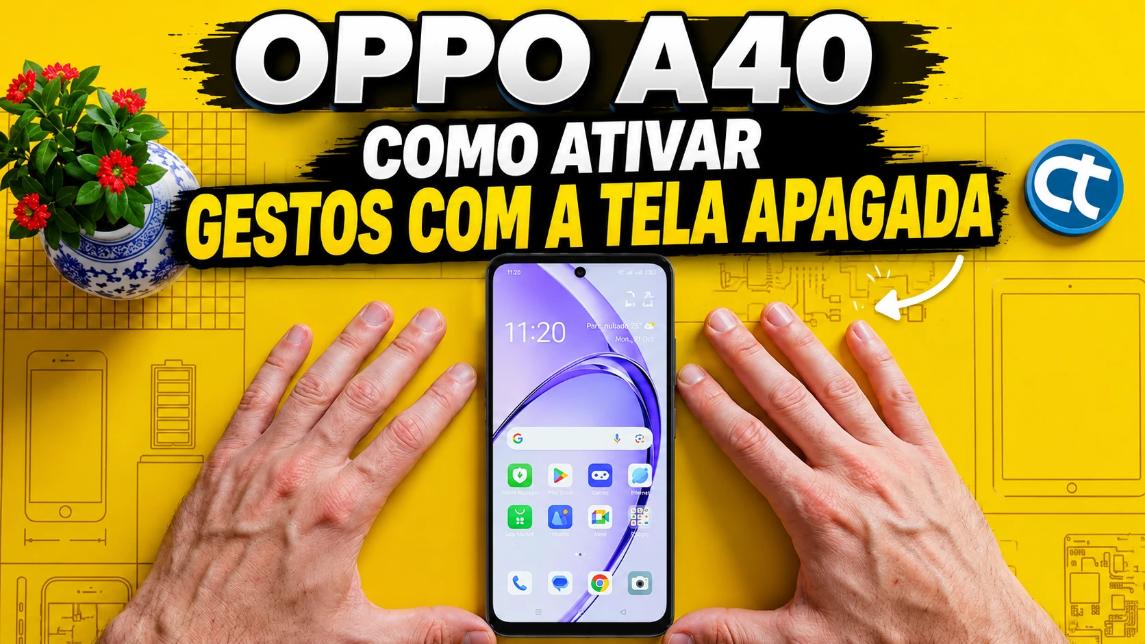 Como ativar gestos com a tela apagada no OPPO A40